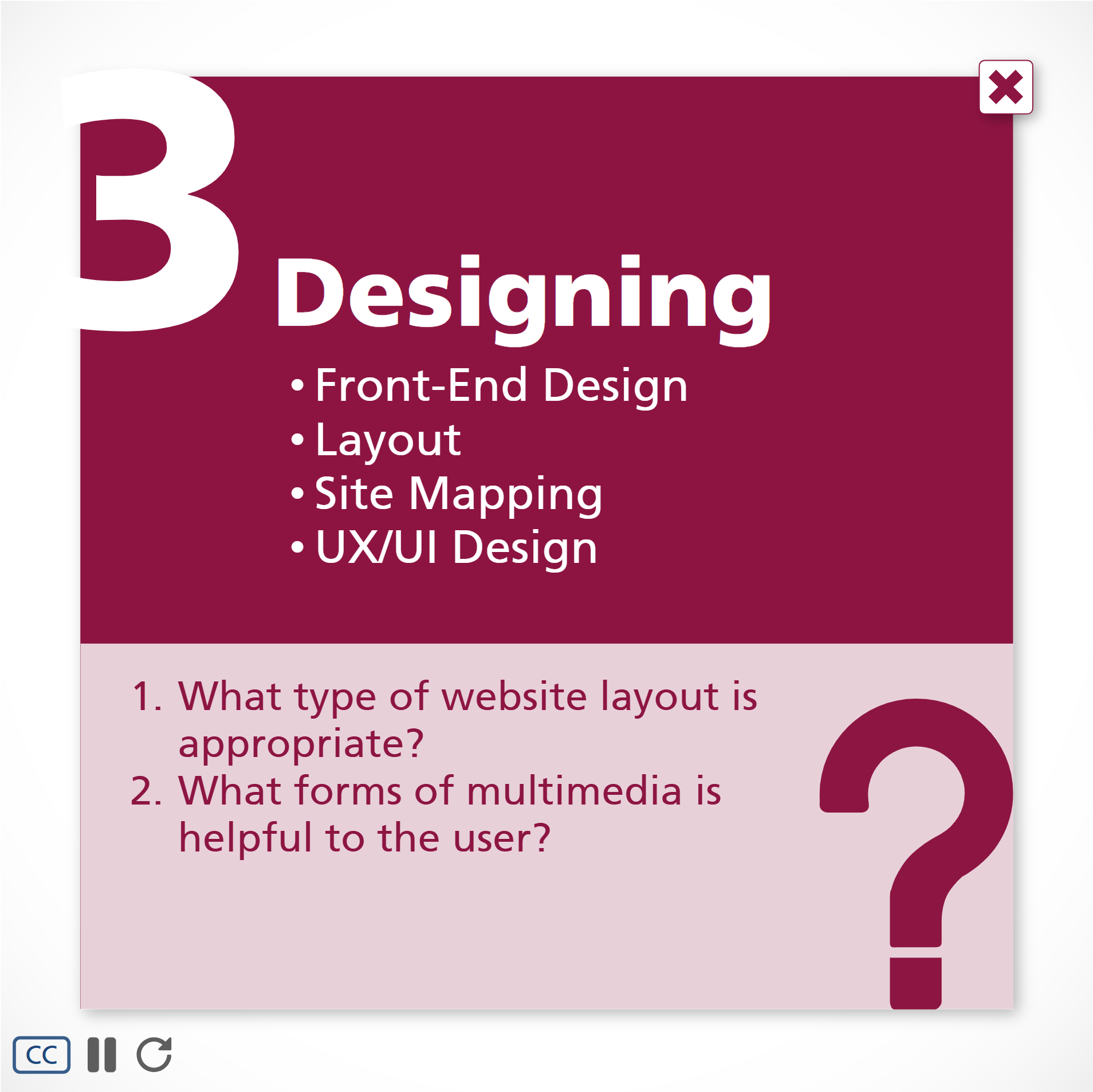 Design phase components